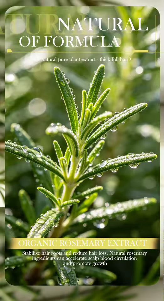 Organic Rosemary Shampoo Soap Without Silicone, Cleanses the Scalp, Nourishes Hair & Controls Oil