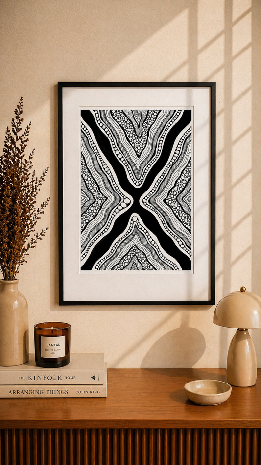 Hand Drawn Doodle Art on Cartridge Paper- No Frame (Size A4 & A3)