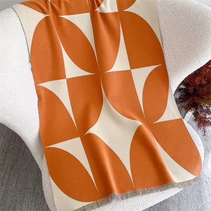 Cashmere Scarf for Women - Double Sided Print
