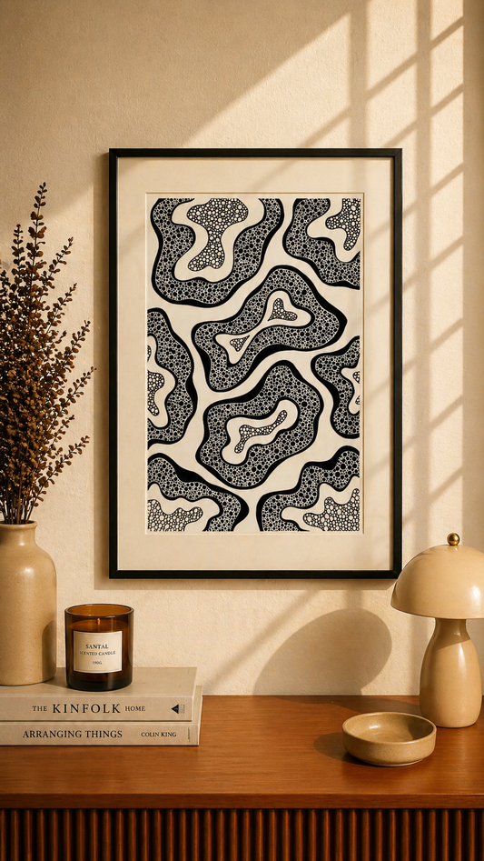 Hand Drawn Doodle Art on Cartridge Paper- No Frame (Size A4 & A3)