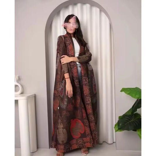 Timeless Abaya Pleated Style Dubai Viral Abaya