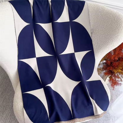 Cashmere Scarf for Women - Double Sided Print