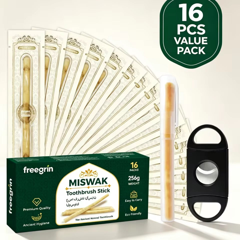 16 Pack Miswak Sticks Organic Oral Care