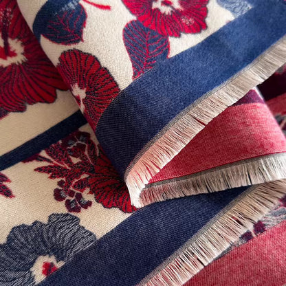 Cashmere Scarf for Women - Double Sided Print