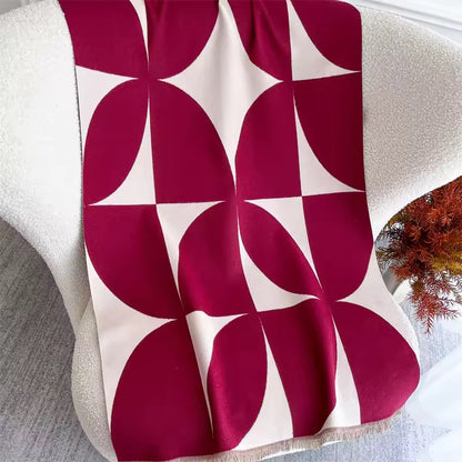Cashmere Scarf for Women - Double Sided Print