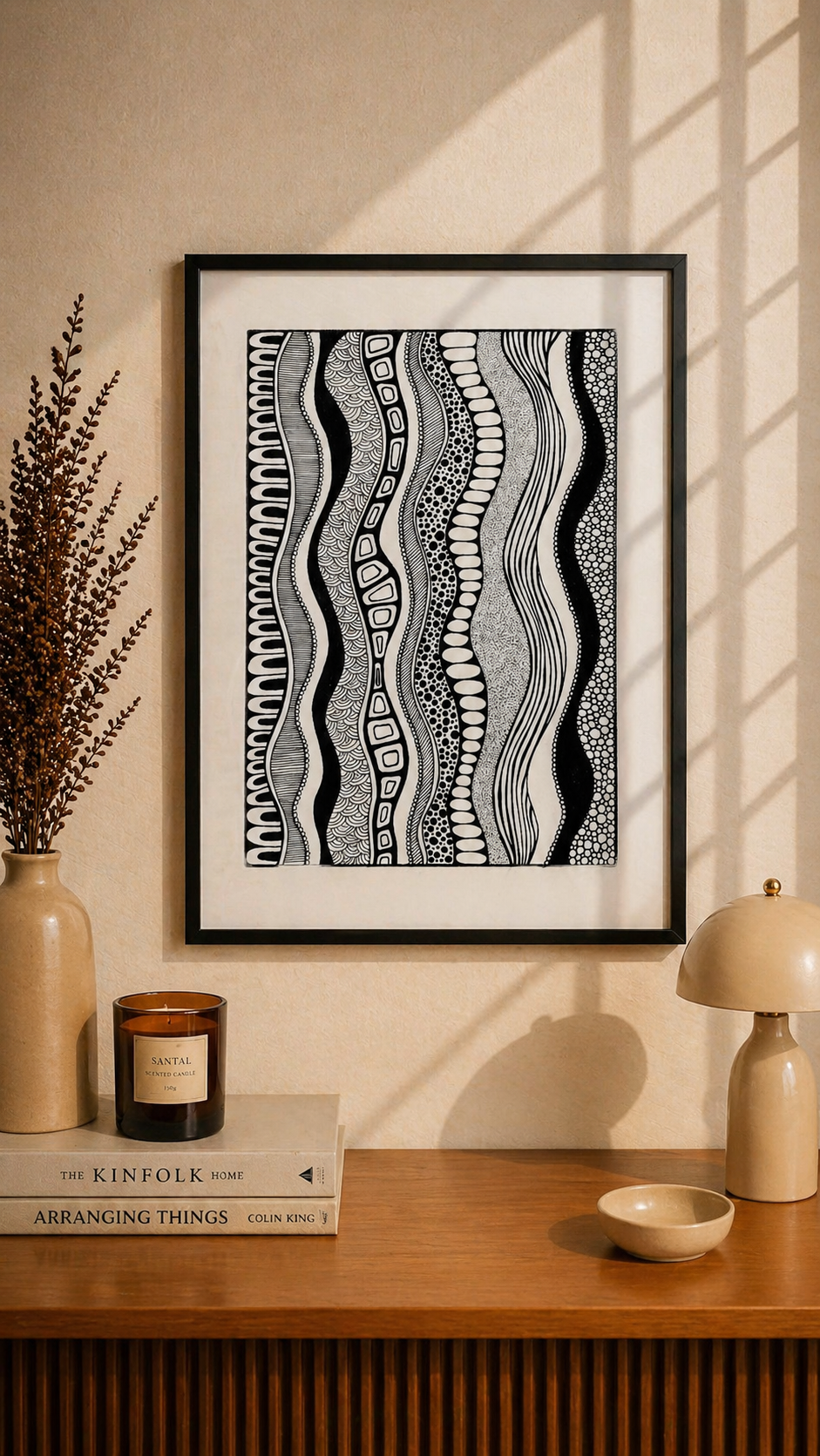 Hand Drawn Doodle Art on Cartridge Paper- No Frame (Size A4 & A3)