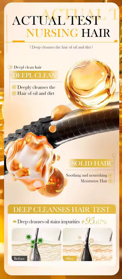 Organic Honey Shampoo Soap Without Silicone, Cleanses the Scalp, Nourishes Hair & Controls Oil