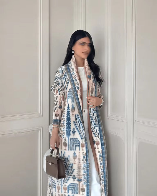 Timeless Abaya Pleated Style Dubai Viral Abaya