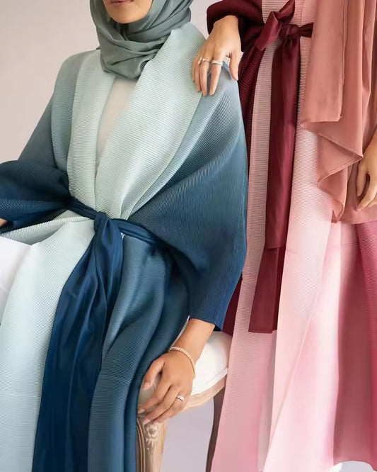 Timeless Abaya Pleated Style Dubai Viral Abaya