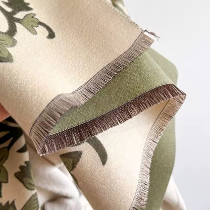 Cashmere Scarf for Women - Double Sided Print