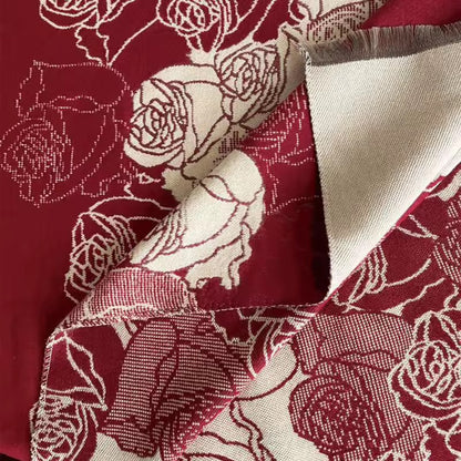 Cashmere Scarf for Women - Double Sided Print
