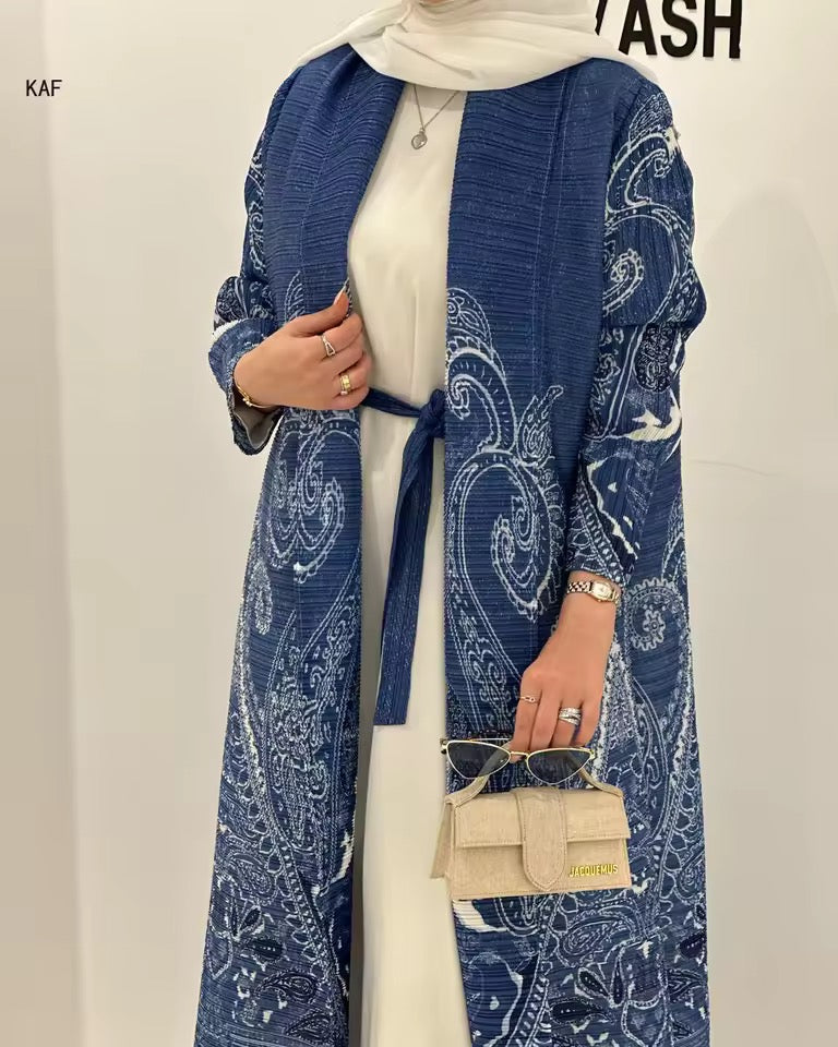 Timeless Abaya Pleated Style Dubai Viral Abaya