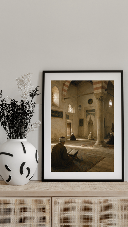 Limited Edition PRINT of my Original Mystical Muslim on Cartridge Paper - No Frame (Size: A4 & A3)