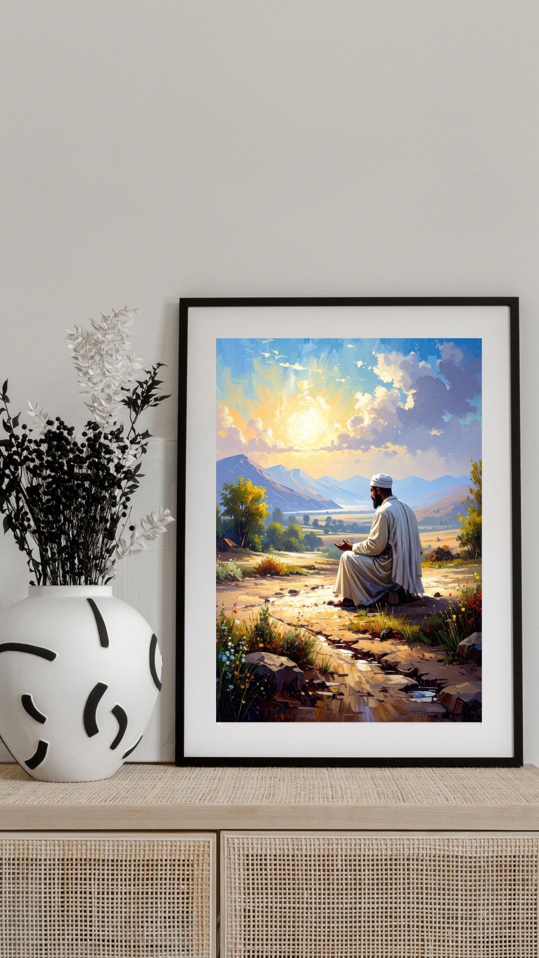 Limited Edition PRINT of my Original Mystical Muslim on Cartridge Paper - No Frame (Size: A4 & A3)