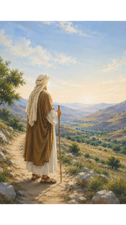 Limited Edition PRINT of my Original Acrylic Painting of Prophet Muhammad in the Hills Muslim Painting on Cartridge Paper - No Frame (Size: A4 & A3)