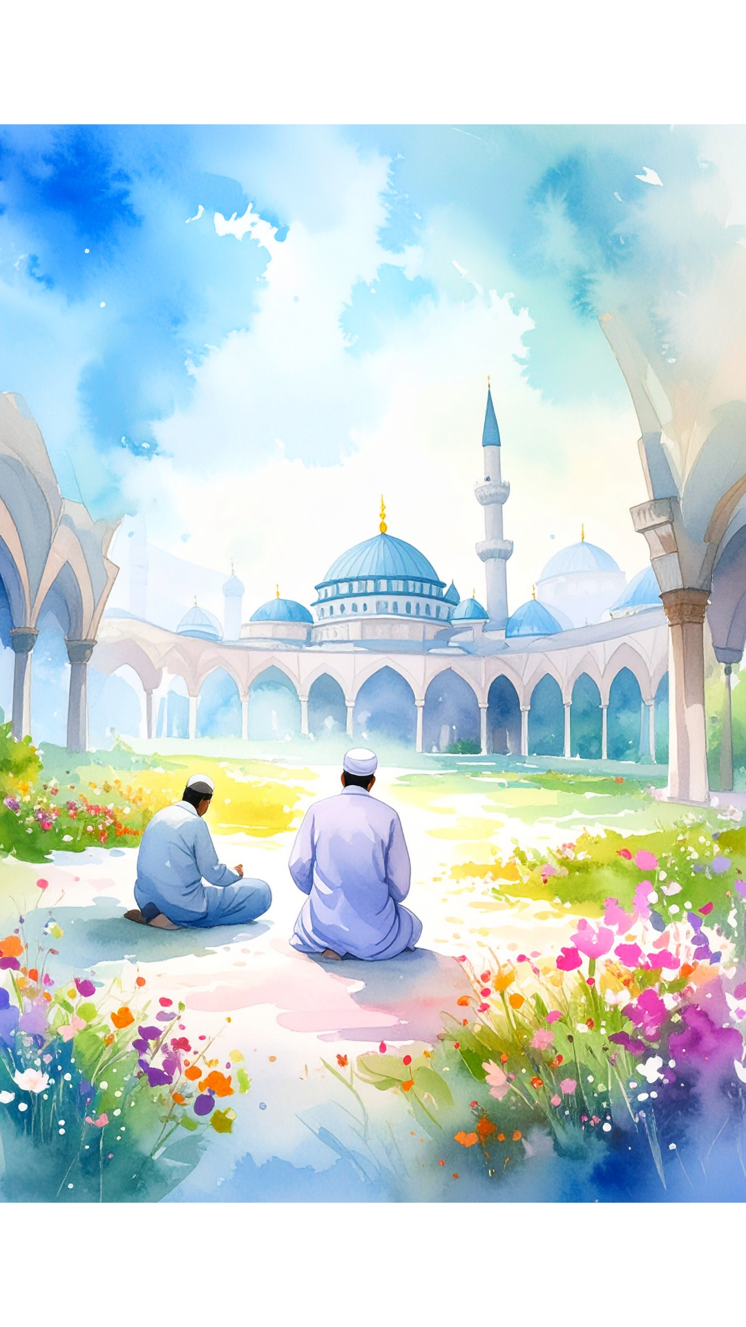 Limited Edition PRINT of my Original Mystical Muslim on Cartridge Paper - No Frame (Size: A4 & A3)