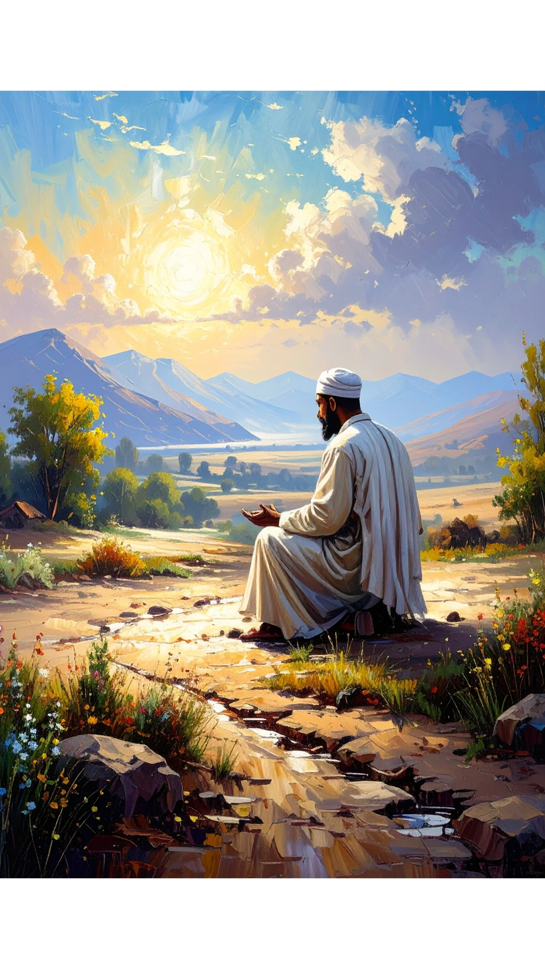 Limited Edition PRINT of my Original Mystical Muslim on Cartridge Paper - No Frame (Size: A4 & A3)