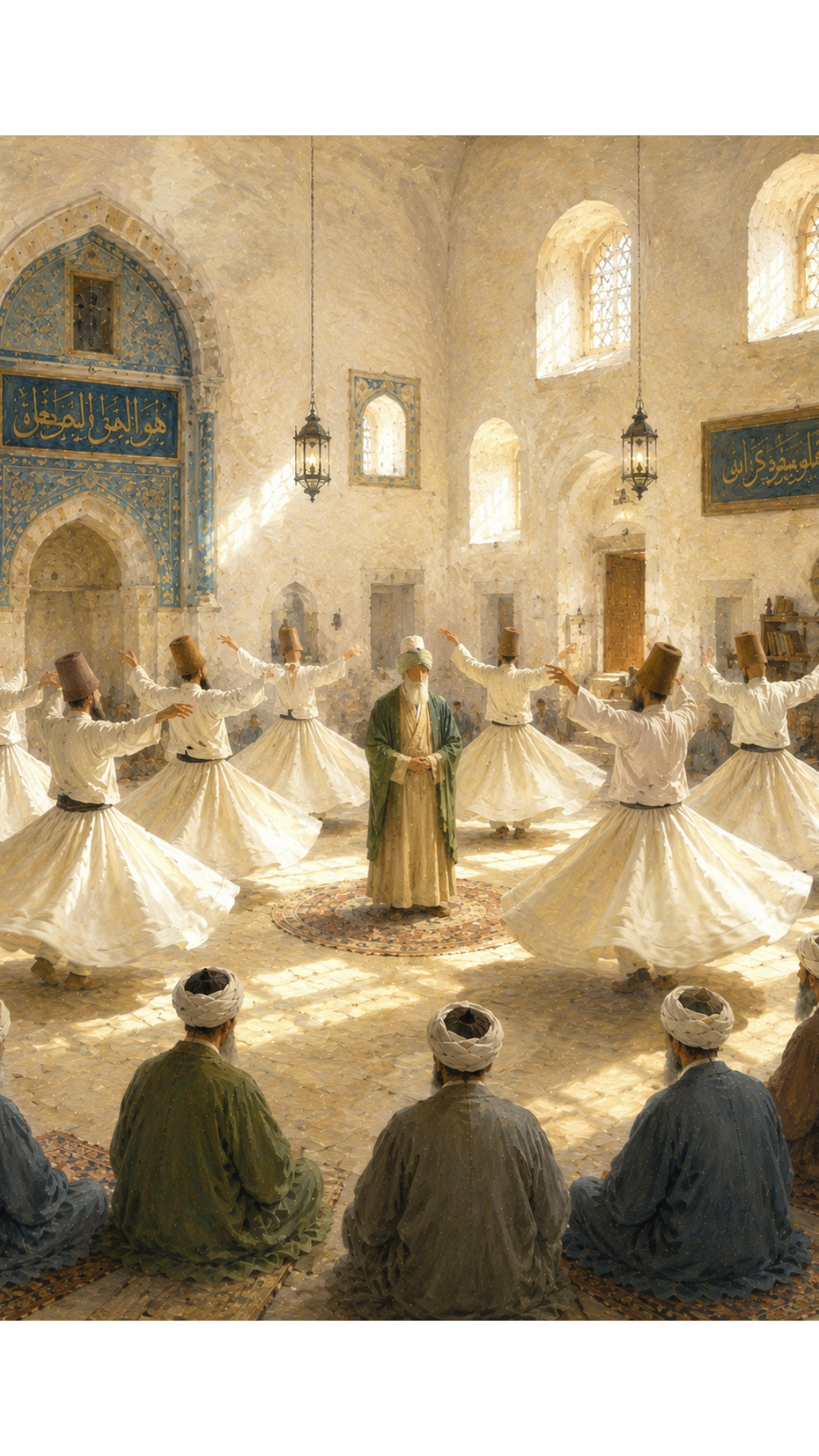 Limited Edition PRINT of my Original Mystical Muslim Ancient Sufi Zikr on Cartridge Paper - No Frame (Size: A4 & A3)