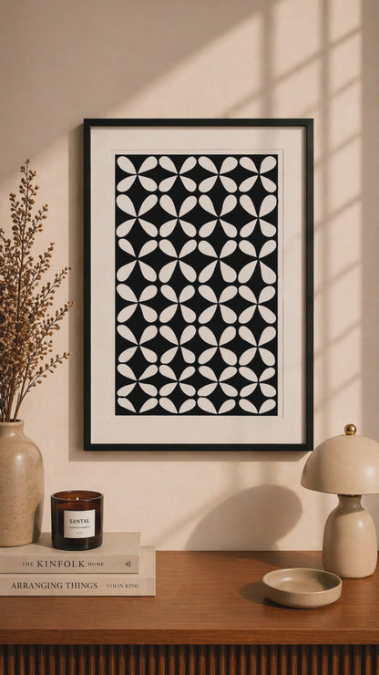 Hand Drawn Geometrical Doodling Art on Cartridge Paper- No Frame (Size A4 & A3)